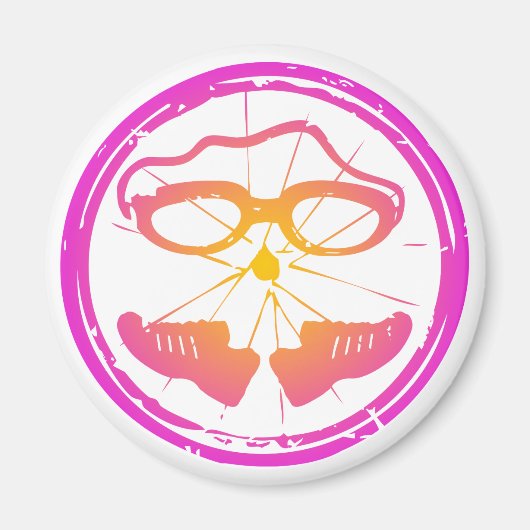 Lady Triathlon, Triathlon Magnet (Vorne)