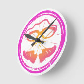 Lady Triathlon, Triathlon Runde Wanduhr (Winkel)