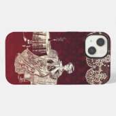 Lady trinkt Tee  iPhone Hülle (Rückseite (Horizontal))