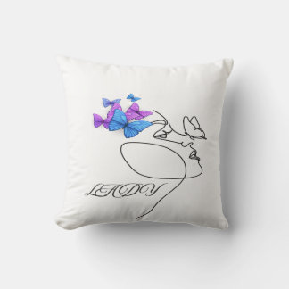 Lady Typografie Kissen – Chic & Stylisches Zuhause