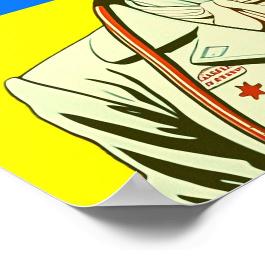 Lady Ukraine Poster (Ecke)