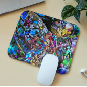 Lady und Butterfly Mousepad