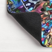Lady und Butterfly Mousepad (Ecke)