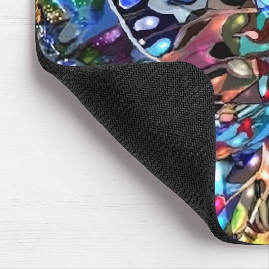Lady und Butterfly Mousepad (Ecke)