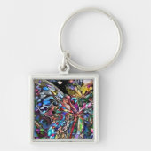 Lady und Butterfly Schlüsselanhänger (Vorne)