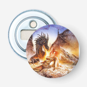 Lady und das Dragon Bottle Opener Magnet Flaschenöffner