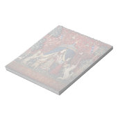 Lady und das Unicorn-Tapestry Notizblock (Rotiert)
