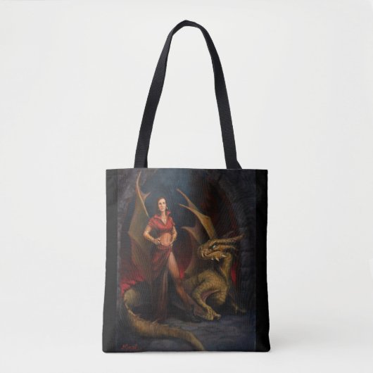 Lady und der Drache Tasche (Vorderseite)
