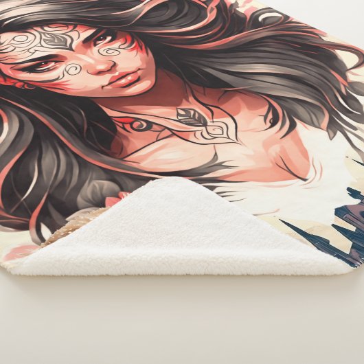 Lady und die Eule Sherpadecke (3/4)