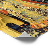 Lady und die Unicorn Mittelalterliche Tapisserie Poster (Ecke)