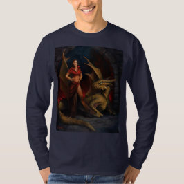 Lady und Drache T-Shirt