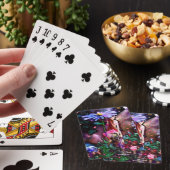 Lady und Gify Spielkarten (In Situ)