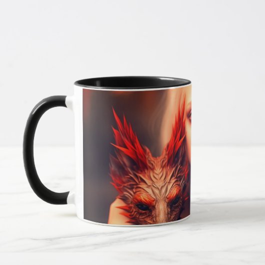 Lady und Kreatur Tasse (Links)