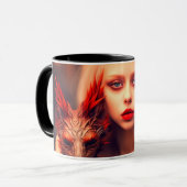 Lady und Kreatur Tasse (Vorderseite Links)