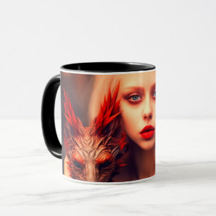 Lady und Kreatur Tasse