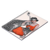Lady und Leopard Notizblock (Linke Seite)
