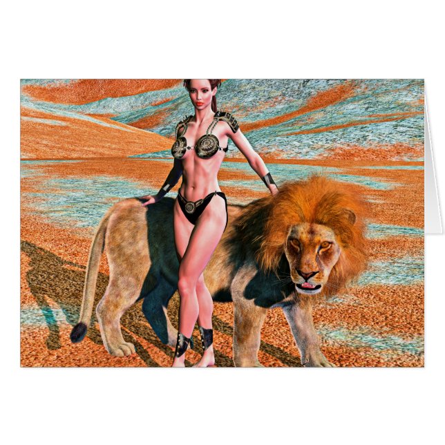 Lady und Lion (Vorderseite (Horizontal))