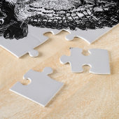 Lady und Nachteule Puzzle (Seite)