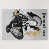 Lady und Nachteule Puzzle (Horizontal)