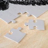 Lady und Nachteule Puzzle (Seite)