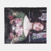Lady und Rose, John William Waterhouse Fleecedecke (Vorderseite (Horizontal))