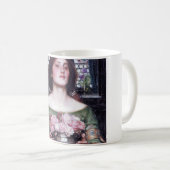 Lady und Rose, John William Waterhouse Kaffeetasse (VorderseiteRechts)