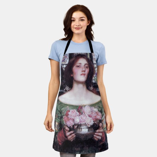 Lady und Rose, John William Waterhouse Schürze (Getragen)