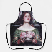 Lady und Rose, John William Waterhouse Schürze (Vorderseite)