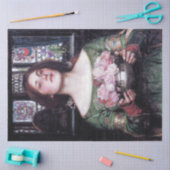 Lady und Rose, John William Waterhouse Seidenpapier (Basteln)