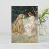 Lady und Tiger | Frederick Stuart Church (Stehend Vorderseite)