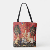 LADY UND UNICORN Lion, Fantasy-Blume, Tiere Tasche (Rückseite)