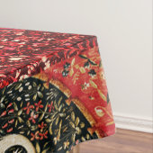 LADY UND UNICORN Riech, Löwe, Blume, Tiere Tischdecke (Beispiel)