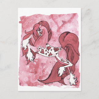 Lady Valentine Feiertagspostkarte