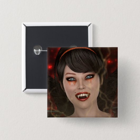 Lady Vamp Button (Vorne & Hinten)