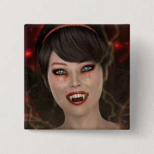 Lady Vamp Button