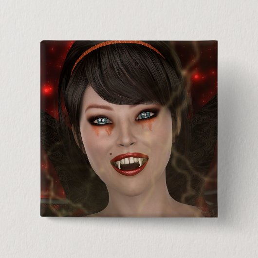 Lady Vamp Button (Vorderseite)