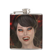 Lady Vamp Flachmann (Vorderseite)
