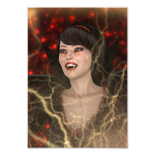 Lady Vamp Fotodruck