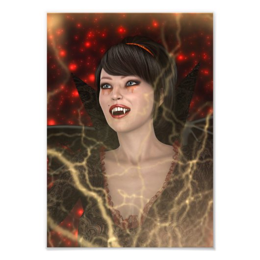 Lady Vamp Fotodruck (Vorne)