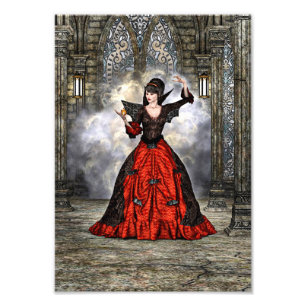Lady Vamp Fotodruck