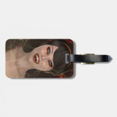 Lady Vamp Gepäckanhänger (Rückseite horizontal)