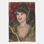 Lady Vamp Geschirrtuch (Vertikal)