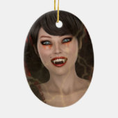 Lady Vamp Keramikornament (Hinten)