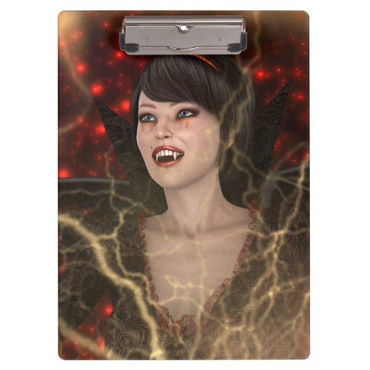 Lady Vamp Klemmbrett (Vorderseite)