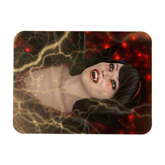 Lady Vamp Magnet (Horizontal)