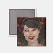 Lady Vamp Magnet (Vorderseite/Rückseite)