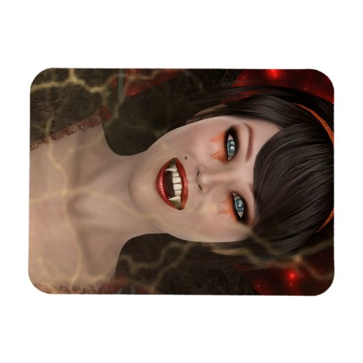 Lady Vamp Magnet (Horizontal)