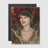 Lady Vamp Magnetkarte (Vorne/Hinten)