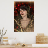 Lady Vamp Poster (Küche)