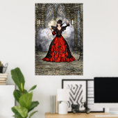 Lady Vamp Poster (Heimbüro)
